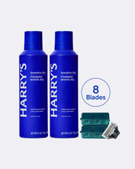Harry's Original 8 Blades & 2 Shave Gels